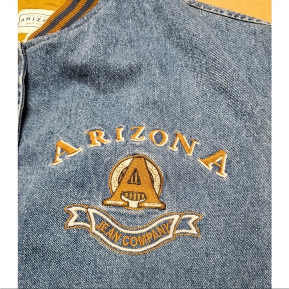 Vintage Arizona Denim & Suede Leather Jacket. WOW! - Picture 2 of 6